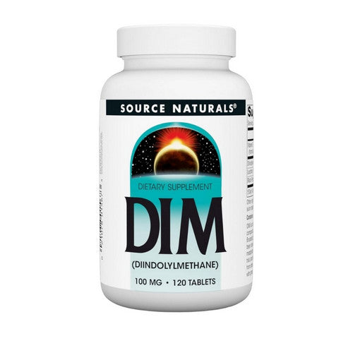 Source Naturals, Dim, 100 MG, (Diindolylmethane) 120 Tabs