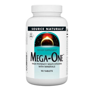 Source Naturals, Mega-One Multi-Vitamin Iron Free, 90 Tabs