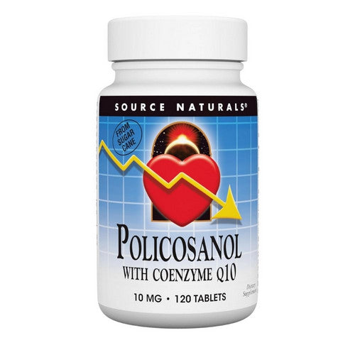 Source Naturals, Policosanol, w/CoQ10 120 Tabs