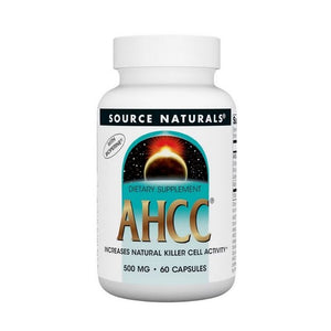 Source Naturals, AHCC with BioPerine, 500 Mg, 60 Caps