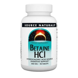 Source Naturals, Betaine Hcl, 90 Tabs