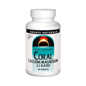 Source Naturals, Coral Calcium & Magnesium 2:1 Ratio, 90 Tabs