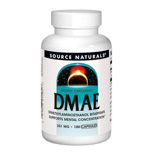Source Naturals, Dmae, 351 Mg, 100 Caps