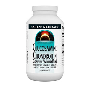 Source Naturals, Glucosamine Chondroitin, w/MSM 240 Tabs