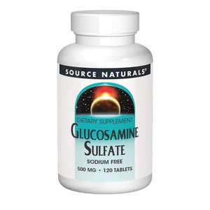Source Naturals, Glucosamine Sulfate Sodium Free, 500 Mg, 120 Tabs