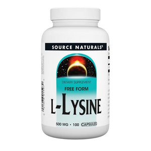 Source Naturals, L-Lysine, 500 MG, 100 Caps