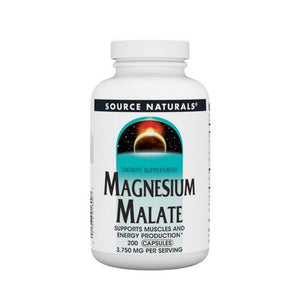 Source Naturals, Magnesium Malate, 625 Mg, 200 Caps