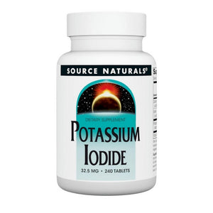 Source Naturals, Potassium Iodide, 32.5 Mg, 240 Tabs