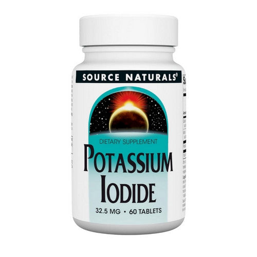 Source Naturals, Potassium Iodide, 32.5 Mg, 60 Tabs