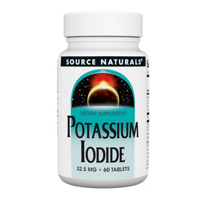 Source Naturals, Potassium Iodide, 32.5 Mg, 60 Tabs