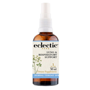 Eclectic Herb, Lung And Respiratory Support Throat Spray, 1 OZ