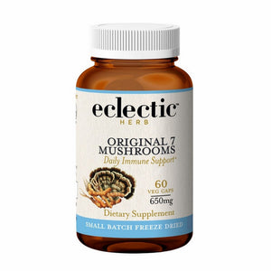 Eclectic Herb, Original 7 Mushrooms, 650 Mg, 30 Veg Caps