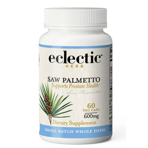 Eclectic Herb, Saw Palmetto, 600 Mg, 60 Caps