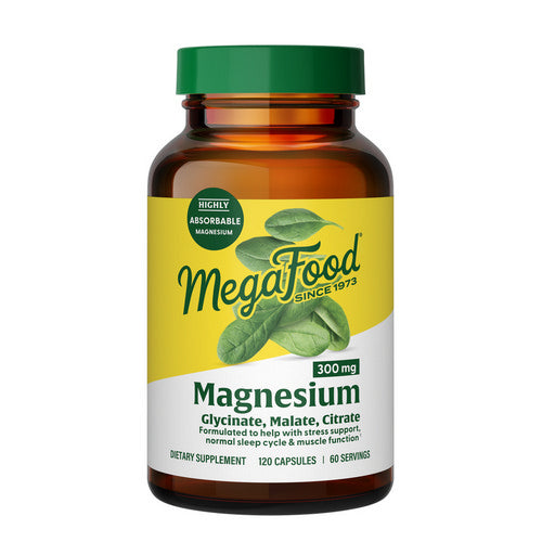 MegaFood, Magnesium, 300 Mg, 120 Capsules