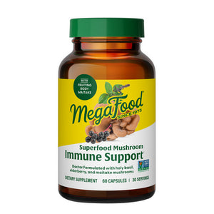 MegaFood, Superfood Mushroom Immune Support, 60 Capsules
