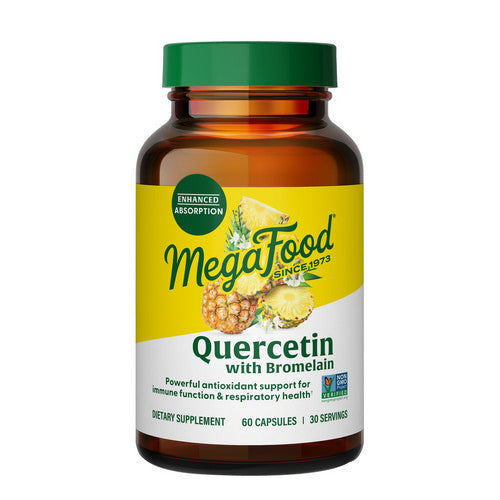MegaFood, Quercetin With Bromelain, 60 Capsules