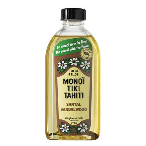 Monoi Tiare, Tahiti Santali Sandalwood Coconut Oil, 4 Oz