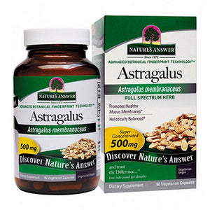 Nature's Answer, Astragalus Root Capsules, 500 Mg, 60 Count