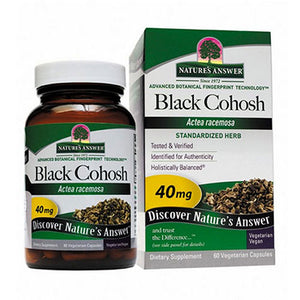 Nature's Answer, Black Cohosh, 40 Mg, 60 Veg Caps