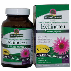 Nature's Answer, Echinacea Herb, 1200 Mg, 90 Veg Caps