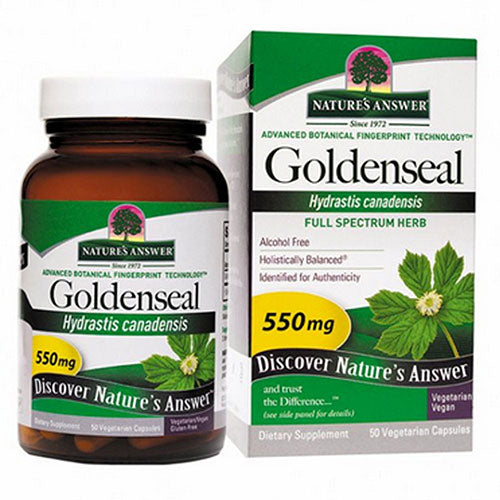 Nature's Answer, Goldenseal Root, 550 Mg, 50 Veg Caps