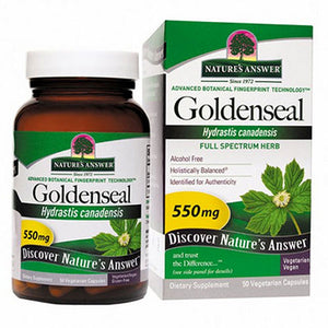 Nature's Answer, Goldenseal Root, 550 Mg, 50 Veg Caps