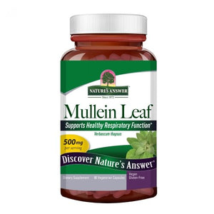 Nature's Answer, Mullein Leaf, 500 Mg, 90 Veg Caps