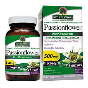Nature's Answer, Passion Flower Standardized, 500 Mg, 60 VegCaps