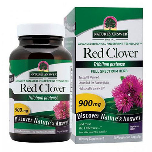 Nature's Answer, Red Clover, 900 Mg, 90 Veg Caps