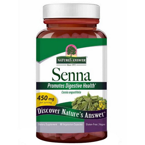 Nature's Answer, Senna Leaf, 450 Mg, 90 Veg Caps