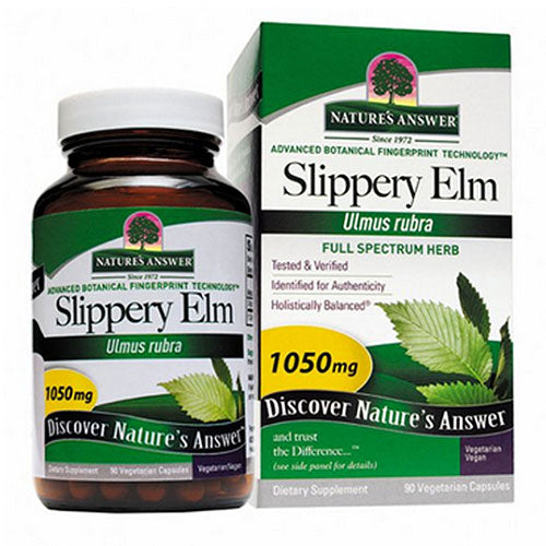Nature's Answer, Slippery Elm Bark, 1050 Mg, 90 Veg Caps