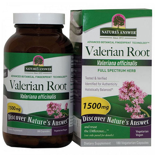 Nature's Answer, Valerian Root, 1500 Mg, 180 Veg Caps