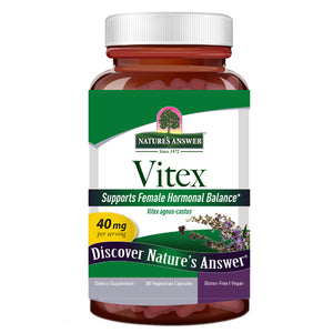 Nature's Answer, Vitex Agnus-Castus Chaste Tree Berry, 40 Mg, 90 Veg Caps
