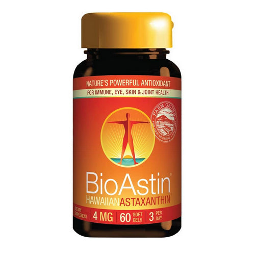 Nutrex Hawaii, Bioastin Hawaiian Astaxanthin, 4 Mg, 60 Softgels
