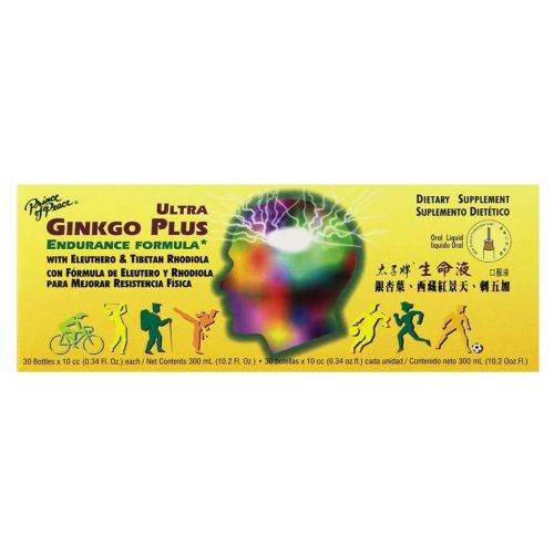 Prince Of Peace, Ultra Ginkgo Plus Endurance Formula, 30 Bottles
