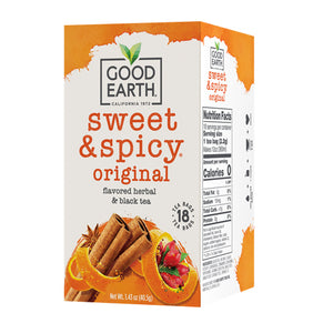 Good Earth Teas, Herbal & Black Tea Sweet & Spicy, 18 Bags