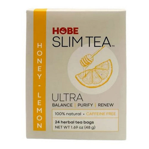 Hobe Labs, Ultra Slim Tea Honey Lemon, 24 Bags