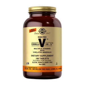 Solgar, Iron-Free Formula VM-75 Tablets, 180 Tabs