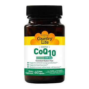 Country Life, Coenzyme Q10, 100 MG, 60 Caps