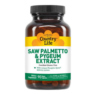 Country Life, Saw Palmetto & Pygeum, 90 Caps