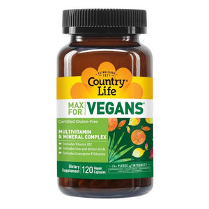 Country Life, Vegetarian Support, 120 Tabs