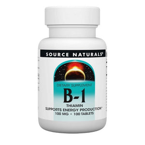 Source Naturals, Vitamin B-1, 100 mg, 100 Tabs