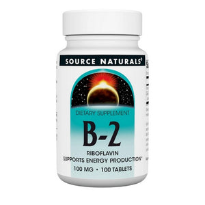 Source Naturals, Vitamin B-2, 100 mg, 100 Tabs