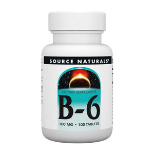 Source Naturals, Vitamin B-6, 100 mg, 100 Tabs