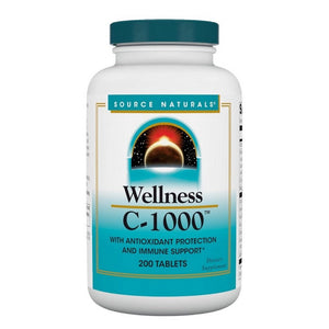 Source Naturals, Wellness C-1000, 200 Tabs