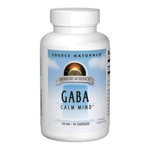 Source Naturals, Serene Science Gaba, 750 Mg, 90 Caps