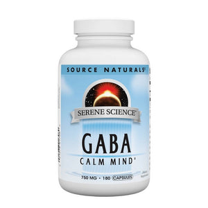 Source Naturals, Serene Science Gaba, 750 Mg, 180 Caps