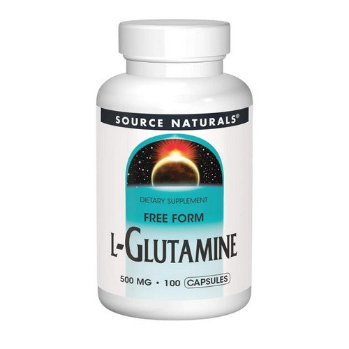Source Naturals, L-Glutamine, 500 mg, 100 Caps