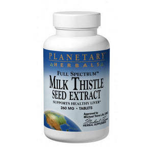 Planetary Herbals, Full Spectrum Silymarin 80, 120 Tabs