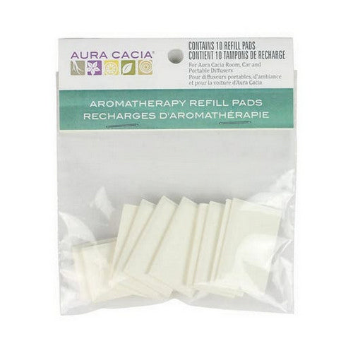 Aura Cacia, Aromatherapy Diffuser Refill Pads, 10 Count